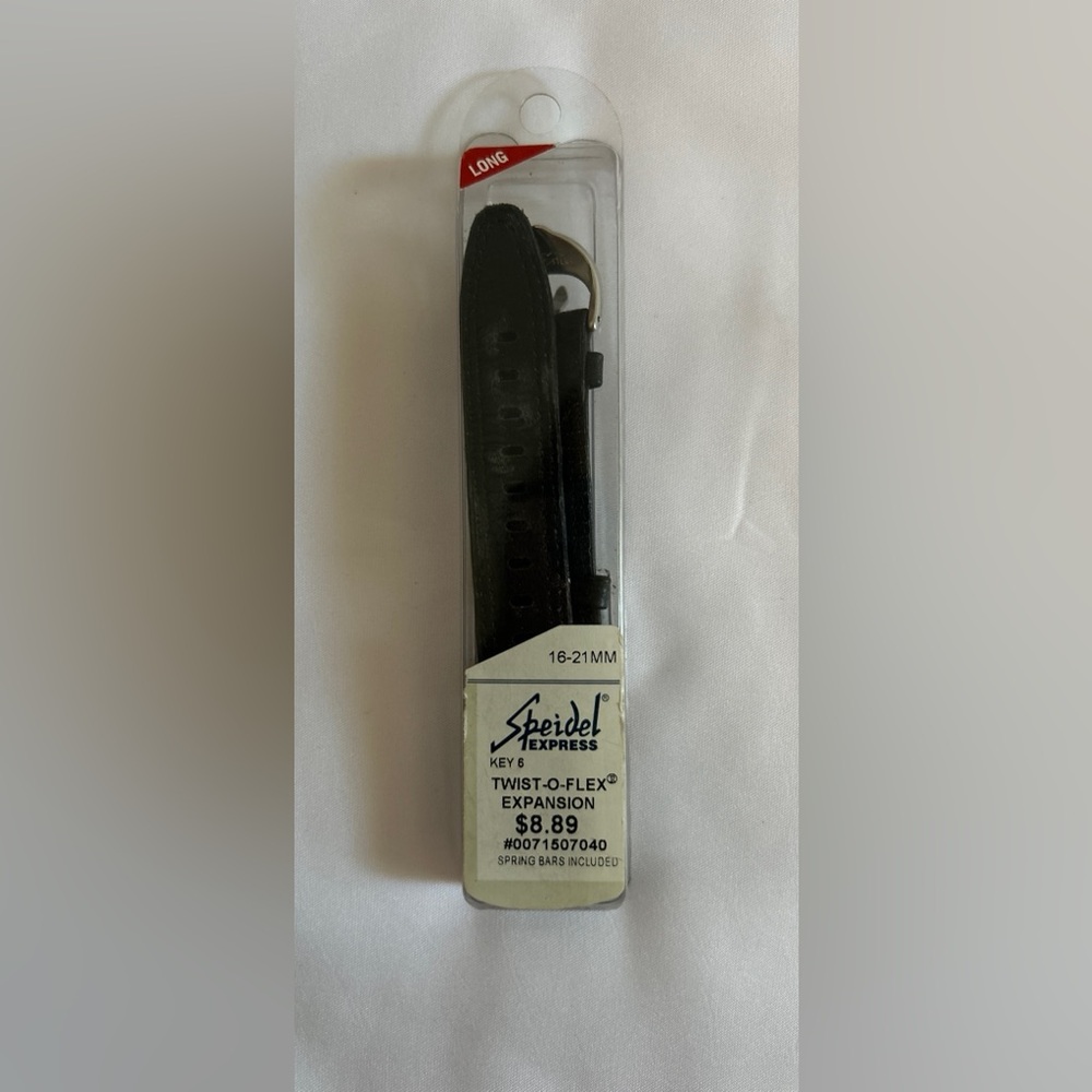 Vintage Old Stock Speidel Express Twist-O-Flex Expansion Watch Band 16-21mm